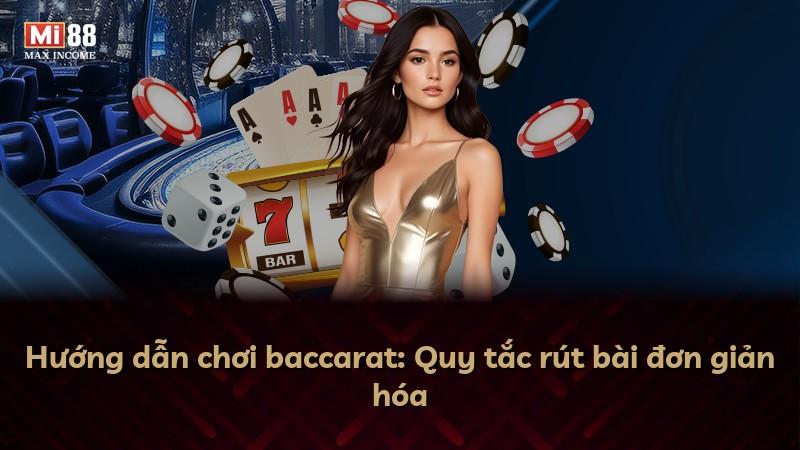 Hướng dẫn chơi baccarat: Quy tắc rút bài đơn giản hóa